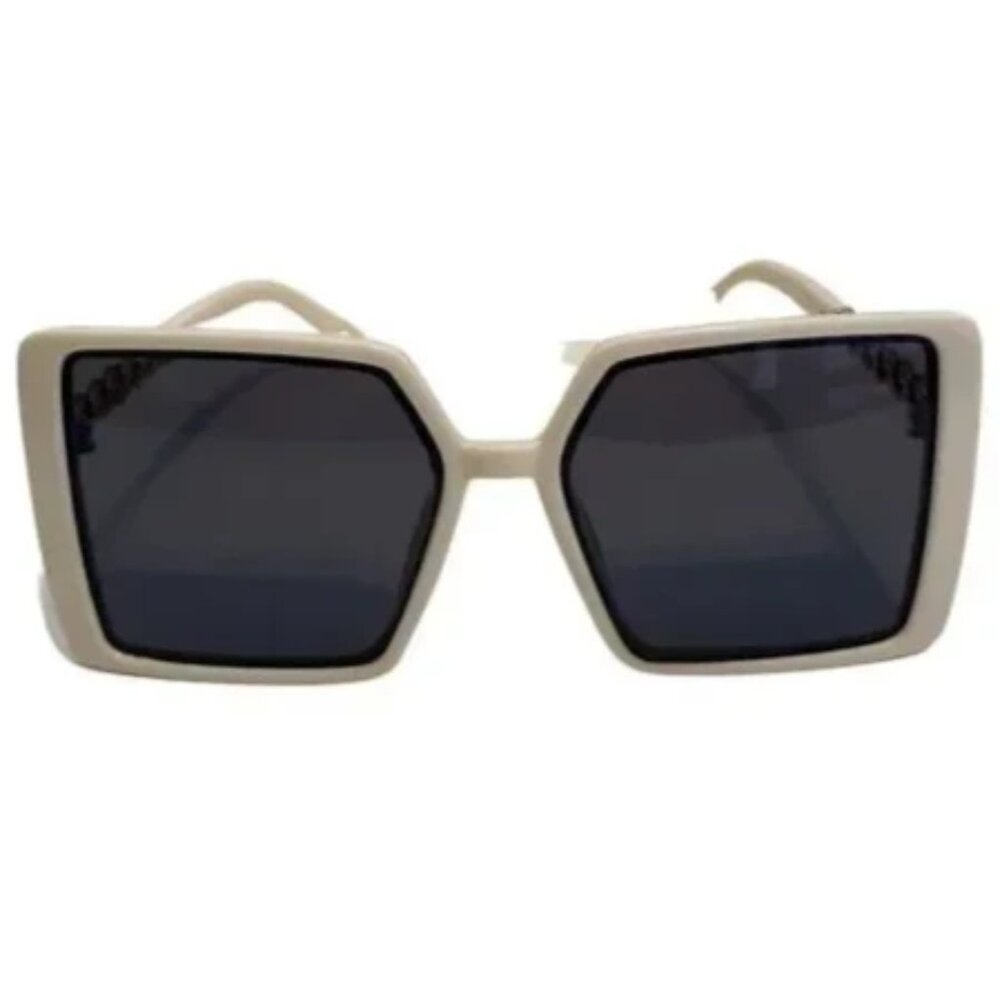 6134 | White/Gold Ladies Sunglasses